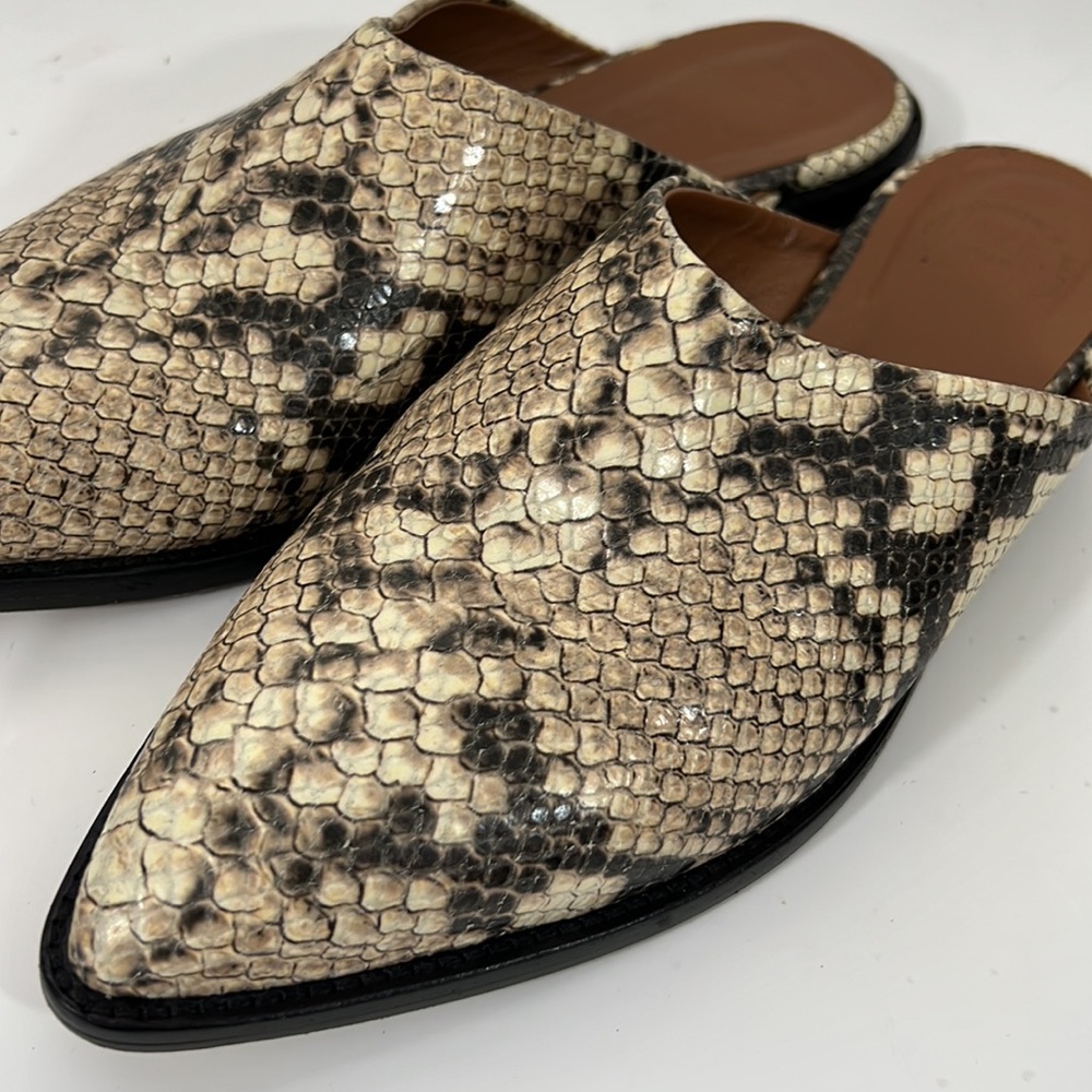 ATP atelier Snakeskin leather made in Italy mules - Picture 4 of 10